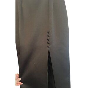 Alex Evenings  Vintage womens skirt black size 6  waist 26  Hip 38 long 41  eleg